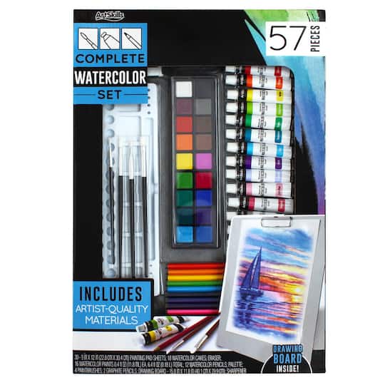 ArtSkills® 57 Piece Complete Watercolor Set
